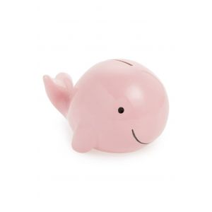 Child to Cherish Solid Whale Bank - Pink