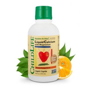 ChildLife Essentials Liquid Calcium with Magnesium - Natural Orange Flavor 473ml @