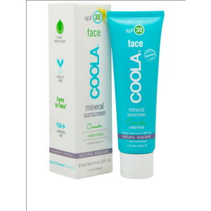 COOLA Face Mineral Sunscreen SPF 30 Cucumber Matte Finish 50ml