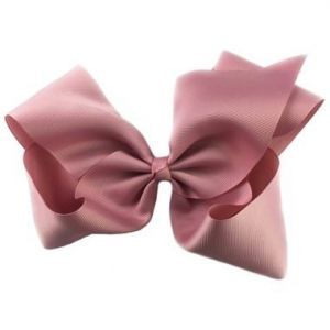 Baby Wisp Pinch Clip Mariah 8'' Bow - Blush Pink