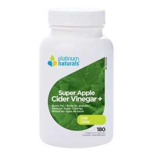 Platinum Naturals Super Apple Cider Vinegar + Diet 180Vcaps @