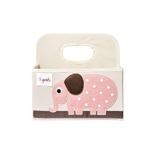 3 Sprouts Diaper Caddy elephant
