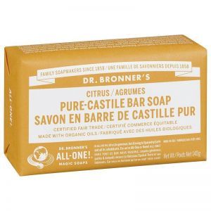 Dr. Bronner's Pure Castile Bar Soap Citrus 140g