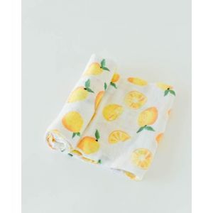 Little Unicorn Cotton Muslin Swaddle Single Lemon