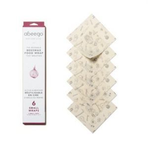 Abeego Beeswax Food Wrap 6 Small Wraps