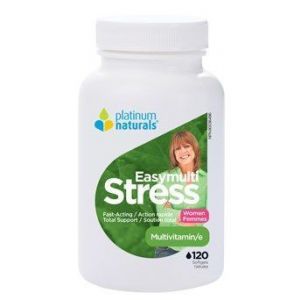 Platinum Naturals Easymulti Stress Multivitamin Women 120 Softgels