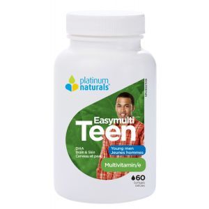 Platinum Naturals EasyMulti Teen Young Men 60 Softgels