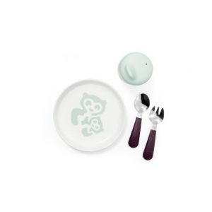 Stokke Munch Essentials Soft Mint (Cup, Plate, Fork & Spoon)