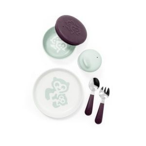 Stokke Munch Everyday Soft Mint (Bowl, Cup, Plate, Fork & Spoon)