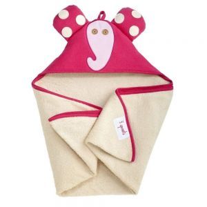 3 Sprouts Hooded towel elephant