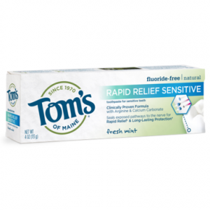 Tom's of Maine Rapid Relief Sensitive Toothpaste Fresh Mint 76ml