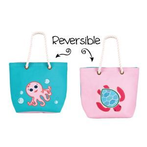 FlapJackKids Tote Octopus/Sea Turtle