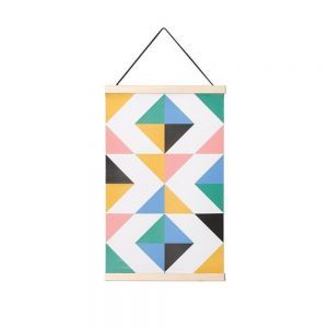 Gautier Studio Triangle Canvas Wall Hanging