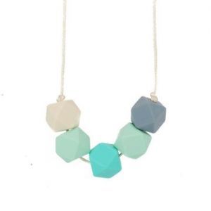 Glitter & Spice Kids  Silicone Teething Necklace -Ella