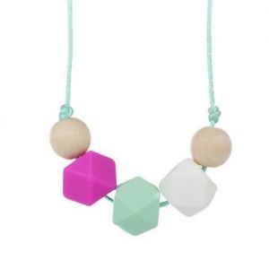 Glitter & Spice Kids  Silicone Teething Necklace -Emmalyn