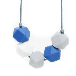 Glitter & Spice Kids  Silicone Teething Necklace -Ethan