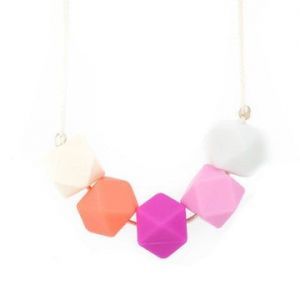 Glitter & Spice Kids Silicone Teething Necklace -Freya