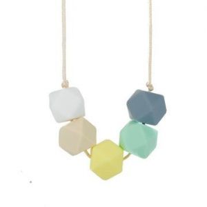 Glitter & Spice Kids  Silicone Teething Necklace -Jasmine