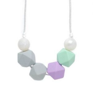 Glitter & Spice Kids Silicone Teething Necklace -Lola