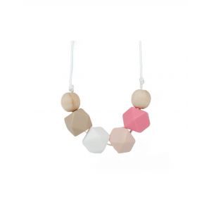 Glitter & Spice Kids Silicone Teething Necklace -Cora