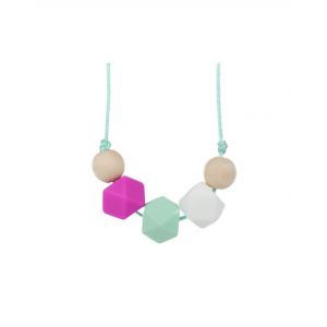 Glitter & Spice Kids Silicone Teething Necklace -Emmalyn