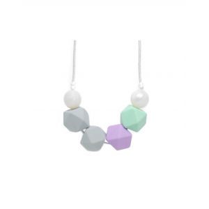 Glitter & Spice Kids Silicone Teething Necklace -Lola