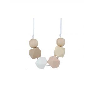Glitter & Spice Kids Silicone Teething Necklace -Penelope