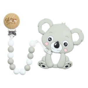 Glitter & Spice Kids  Silicone Teething Necklace -BFF Koala
