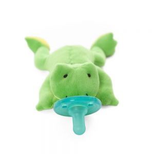 WubbaNub 懸掛式毛絨玩具安撫奶嘴 - Green Frog