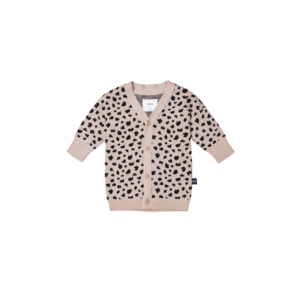 Huxbaby Freckle Knit Cardi - Camel