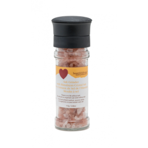 Heartfelt Living Himalayan Coarse Salt Grinder Glass 110g