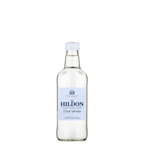 Hildon Gently Sparkling Natural Mineral Water 330ml Glass Bottle - Pack of 24