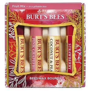 Burt's Bee綜合水果唇膏假日禮品套裝 4支裝