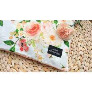 Maovic Organic Buckwheat Pillow- Peachy flowers