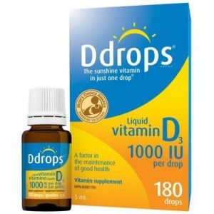 Ddrops Vitamin D 1000IU 180 Drops