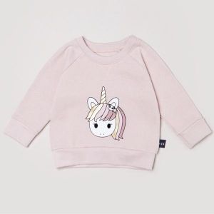 Huxbaby Unicorn Sweatshirt - Sugar