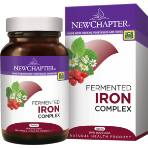 New Chapter Fermented Iron Complex 60 Vegetarian Tablets @