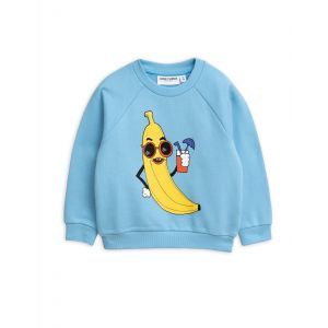 Mini Rodini Banana SP Sweatshirt - Light Blue