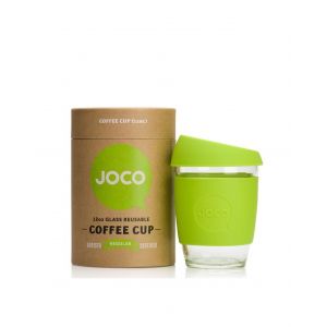 JOCO Glass Reusable Coffee Cup in Lime 12oz