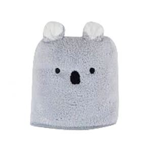 Zooie Super Absorbent Micro Fiber Towel - Hair Band - Koala Gray