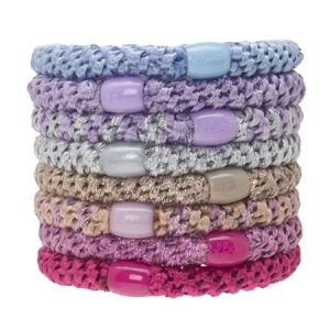 L.Erickson Grab & Go Ponytail Holders Set of Eight - Bloom