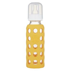 LifeFactory Glass Baby Bottle Mango 9oz 250ml