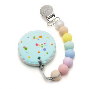 Loulou Lollipop Macaron Teether Cotton Candy