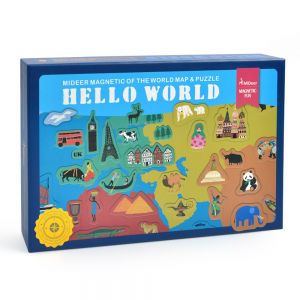 Mideer Hello World - Magnetic Puzzle 4+