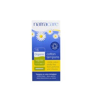 Natracare Organic Tampons with Applicator 16 Regular Tampons