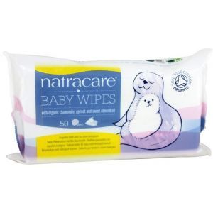 Natracare 有机棉婴儿湿巾 50片装