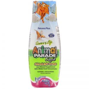 Nature's Plus Animal Parade Liquid Children's Multi-Vitamin Tropical Berry 240ml