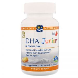 Nordic DHA Junior 250mg 180 Softgels