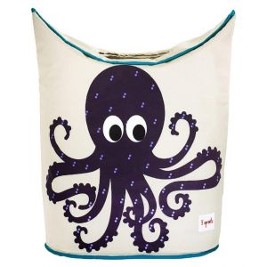 3 Sprouts Laundry Hamper octopus