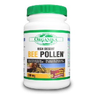 Organika Bee Pollen 250mg 120 Tablets ****DISCONTINUED****